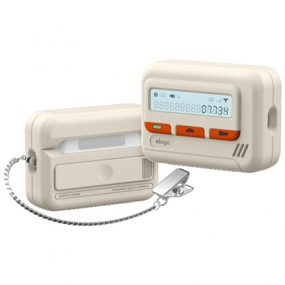 Elago AirPods Pro 2 Pager Case - силиконов калъф за Apple AirPods Pro 2 (бял) 7