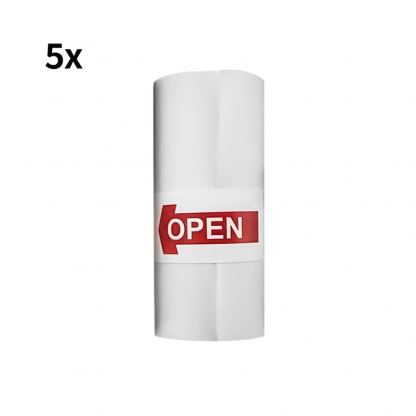 Labels 5 Rolls Set For Thermal Printer With Camera - комплект от 5 ролки за отпечатване за термопринтер Mini Kids Thermal Printer With Camera HURC10 (бял) 2