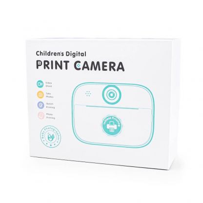 Mini Kids Portable Thermal Printer With Camera HURC10F - фотоапарат и безжичен термопринтер (лилав) 2