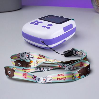Mini Kids Portable Thermal Printer With Camera HURC10F - фотоапарат и безжичен термопринтер (лилав) 7