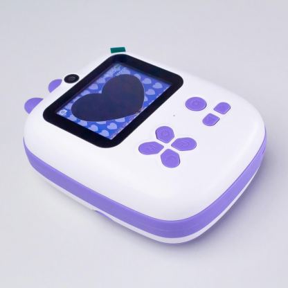 Mini Kids Portable Thermal Printer With Camera HURC10F - фотоапарат и безжичен термопринтер (лилав) 9