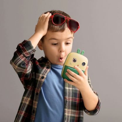 Mini Kids Portable Thermal Printer With Camera HURC10Z - фотоапарат и безжичен термопринтер (зелен) 4