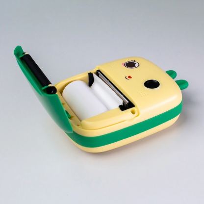 Mini Kids Portable Thermal Printer With Camera HURC10Z - фотоапарат и безжичен термопринтер (зелен) 6