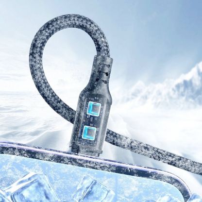 Joyroom 3-in-1 USB-A Fast Charging Cable 3.5A - универсален USB-A кабел с Lightning, microUSB и USB-C конектори (30 см) (черен) 6