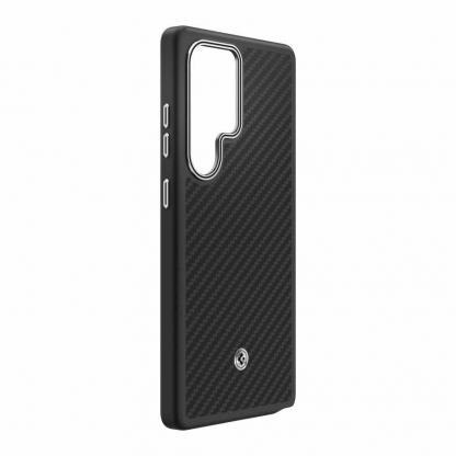 Spigen Enzo Aramid MagSafe Case - кевларен кейс с MagSafe за Samsung Galaxy S25 Ultra (черен)  5