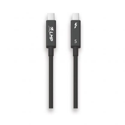 LMP Thunderbolt 5 (USB-C) Passive Cable - Thunderbolt 5 (USB-C) кабел за Apple продукти (80 см) (черен)  2