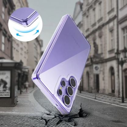 Tech-Protect Flexair Hybrid Case - хибриден удароустойчив кейс за Samsung Galaxy S25 Ultra (прозрачен)  4