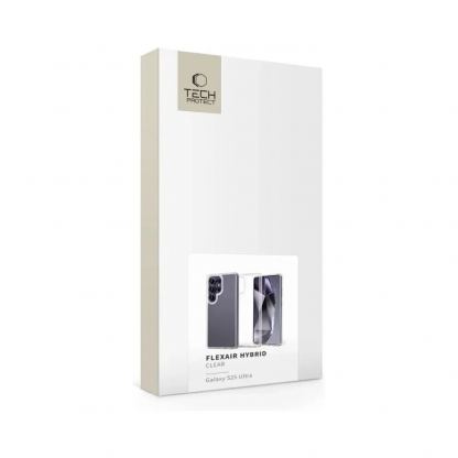 Tech-Protect Flexair Hybrid Case - хибриден удароустойчив кейс за Samsung Galaxy S25 Ultra (прозрачен)  5