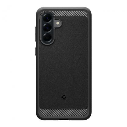 Spigen Rugged Armor Case - тънък качествен силиконов (TPU) калъф за Samsung Galaxy A56 5G (черен) 2