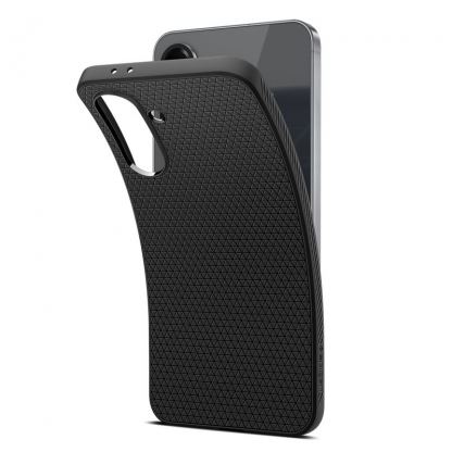 Spigen Liquid Air Case - силиконов (TPU) калъф с висока степен на защита за Samsung Galaxy A56 5G (черен) 7