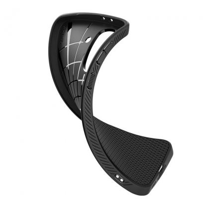 Spigen Liquid Air Case - силиконов (TPU) калъф с висока степен на защита за Samsung Galaxy A56 5G (черен) 10