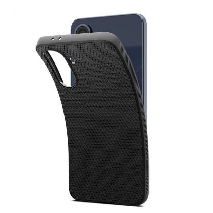Spigen Liquid Air Case - силиконов (TPU) калъф с висока степен на защита за Samsung Galaxy A36 5G (черен) 7