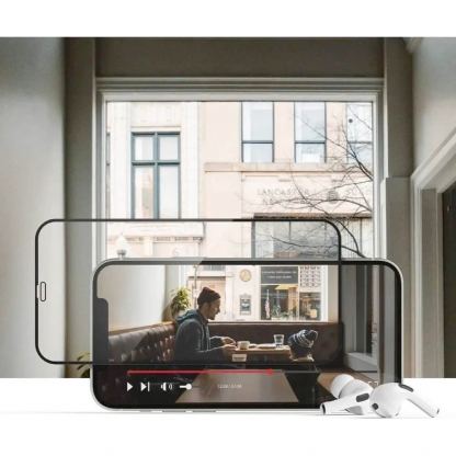 Hofi Glass Pro Plus Tempered Glass 2.5D 2 Pack - 2 броя калени стъклени защитни покрития за дисплея на Samsung Galaxy S25 (черен-прозрачен) 3