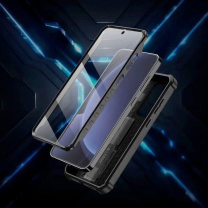 Tech-Protect Kevlar Cam Plus Case - удароустойчив хибриден кейс за Samsung Galaxy S25 (черен) 5