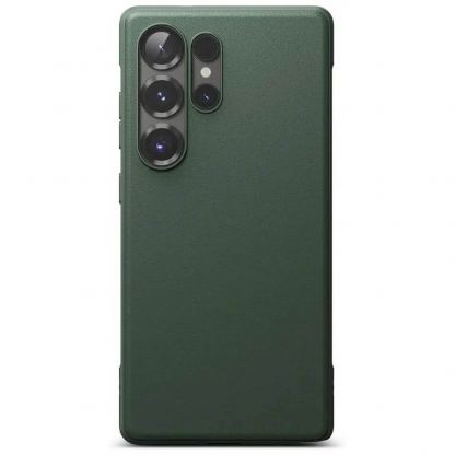 Ringke Onyx Case - силиконов (TPU) калъф за Samsung Galaxy S25 Ultra (тъмнозелен) 3