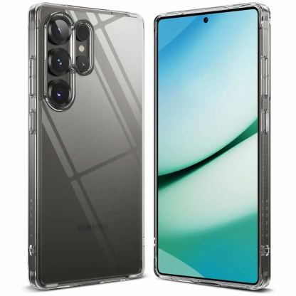 Ringke Fusion Crystal Case - хибриден удароустойчив кейс за Samsung Galaxy S25 Ultra (прозрачен) 2