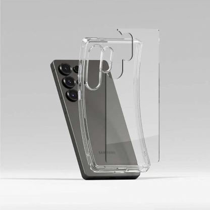 Ringke Fusion Crystal Case - хибриден удароустойчив кейс за Samsung Galaxy S25 Ultra (прозрачен) 4