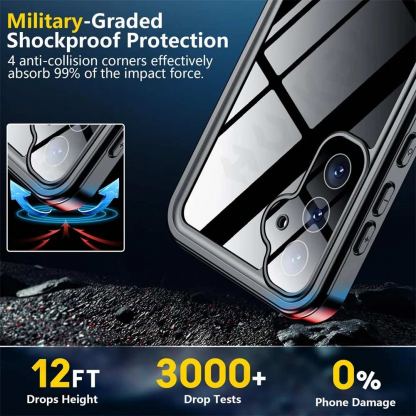 Tech-Protect Shellbox IP68 Waterproof Case - ударо и водоустойчив кейс за Samsung Galaxy S25 Plus (черен) 5