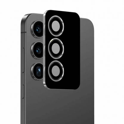 Benks Warrior Tempered Glass Camera Lens Protector - предпазни стъклени лещи за камерата на Samsung Galaxy S25 Plus (сребрист) 3