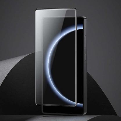 Benks Warrior HD Full Screen Tempered Glass - калено стъклено защитно покритие за дисплея на Samsung Galaxy S25 Ultra (черен-прозрачен) 5