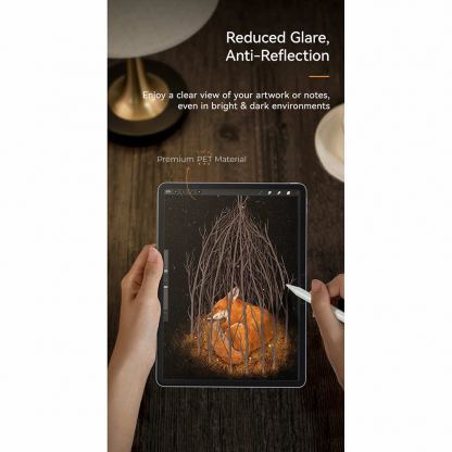 Benks PaperLike Matte Screen Protector - качественo матирано защитнo покритиe (подходящо за рисуване) за дисплея на iPad Air 13 (2024) 5
