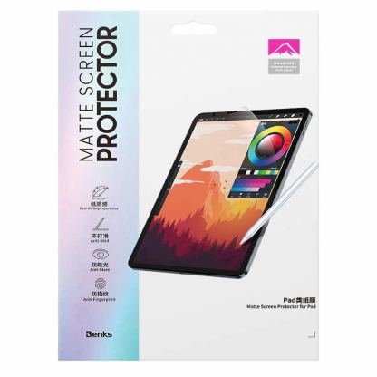 Benks PaperLike Matte Screen Protector - качественo матирано защитнo покритиe (подходящо за рисуване) за дисплея на iPad Air 13 (2024) 9