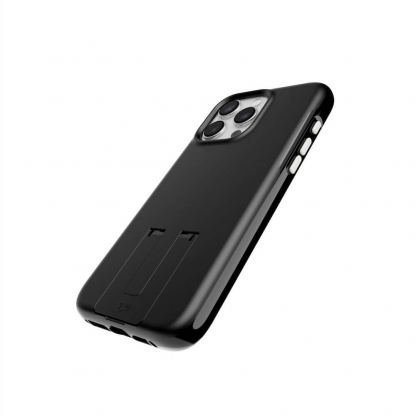 Tech21 EvoCrystal Kick Hybrid MagSafe Case - хибриден удароустойчив кейс с MagSafe за iPhone 15 Pro Max (черен) 3