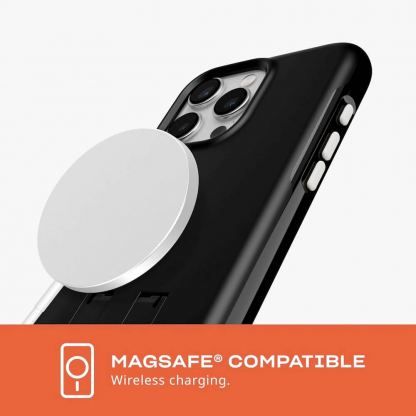 Tech21 EvoCrystal Kick Hybrid MagSafe Case - хибриден удароустойчив кейс с MagSafe за iPhone 15 Pro Max (черен) 7