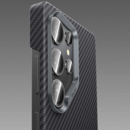 Benks Armor Air Kevlar Case 600D - кевларен кейс с MagSafe за Samsung Galaxy S25 Ultra (черен) 6