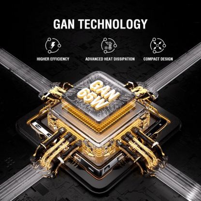 4smarts GaN FlatPlug Slim Duos Wall Charger 65W - захранване за ел. мрежа за мобилни устройства с 2xUSB-C изходи и с технология за бързо зареждане (бял) 8