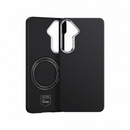 Benks Armor Air Kevlar Case 600D - кевларен кейс с MagSafe за Samsung Galaxy S25 Plus (черен) 2