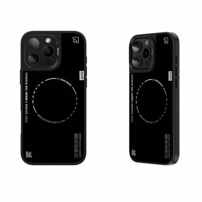 Benks Magnetic Dynamic Minimalist Case - хибриден удароустойчив кейс с MagSafe за iPhone 16 Pro Max (черен) 4