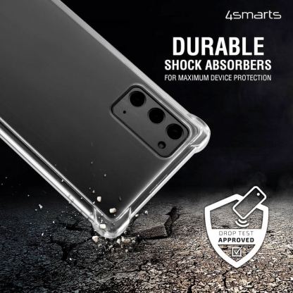 4smarts Hybrid Ibiza MagSafe Case - хибриден удароустойчив кейс за Samsung Galaxy A56 5G (прозрачен) 3