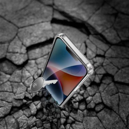 4smarts 360° Premium Protection Set - хибриден удароустойчив кейс с MagSafe и стъклено защитно покритие за дисплея на iPhone 16e (прозрачен) 4