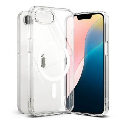 Ringke Fusion Magnetic Case - хибриден кейс с висока степен на защита с MagSafe за iPhone 16e (прозрачен)  3