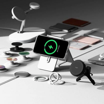 Ringke Fusion Magnetic Case - хибриден кейс с висока степен на защита с MagSafe за iPhone 16e (прозрачен)  5