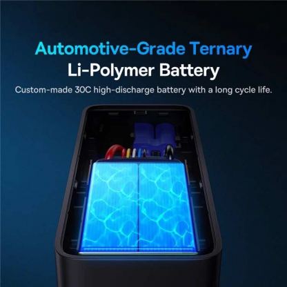 Baseus Super Energy Alpha Car Jump Starter 6000 mAh (C00259200121-00) - външна батерия 6000 mAh с фенер и JumpStarter за автомобил (черен) 4