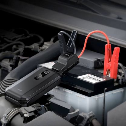 Baseus Super Energy Max Car Jump Starter 10000 mAh (CGNL020101) - външна батерия 10000 mAh с фенер и JumpStarter за автомобил (черен) 8