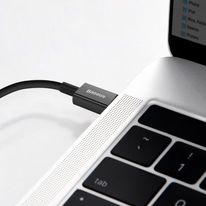 Baseus Superior USB-C to Lightning Cable PD 20W (CATLYS-A01) - USB-C към Lightning кабел за Apple устройства с Lightning порт (100 см) (черен) 4