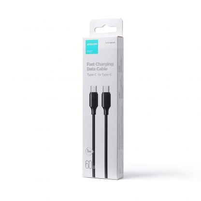 Joyroom Long Lasting USB-C to USB-C Fast Charging Cable 60W - здрав кабел с бързо зареждане за устройства с USB-C порт (100 см) (черен) 3