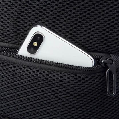 Wozinsky Anti-Theft Sling Backpack With Lock - стилна чанта с презрамка и ключалка за смартфони и други дребни вещи (черен) 6