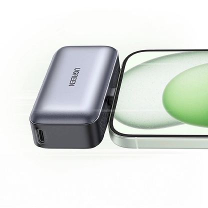 Ugreen Nexode Powerbank USB-C Connector 5000mAh 20W - външна батерия с USB-C конектор (тъмносив) 16