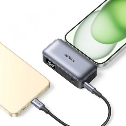 Ugreen Nexode Powerbank USB-C Connector 5000mAh 20W - външна батерия с USB-C конектор (тъмносив) 17