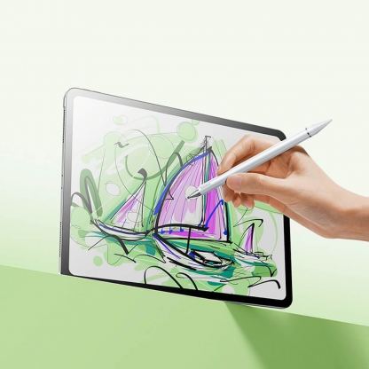 Baseus 3-in-1 Smooth Writing 3 Passive Stylus Pen Non-Magnetic Version - тъч писалка за мобилни устройства с капацитивни дисплеи и химикал за писане (бял) 7