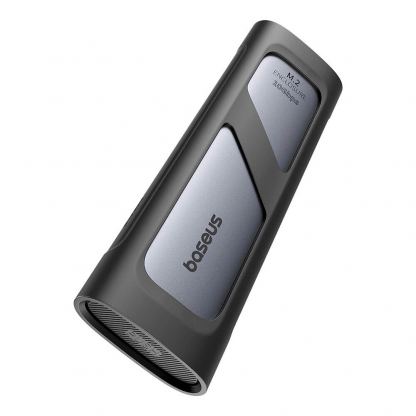 Baseus FlyJoy USB-C External M.2 NVMe SATA SSD Enclosure - алуминиева външна кутия с USB-C за M.2 NVMe SATA SSD дискове (сив) 4