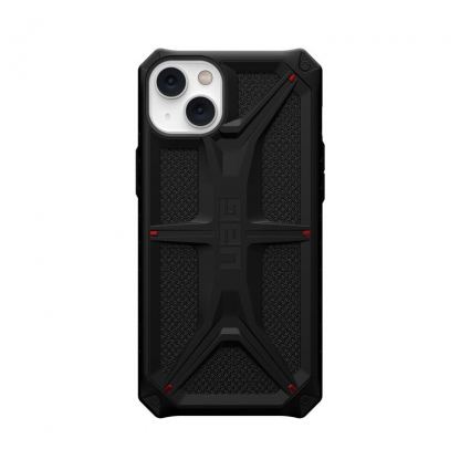 Urban Armor Gear Monarch Kevlar Case - удароустойчив хибриден кейс за iPhone 14 Plus (черен-кевлар) 3