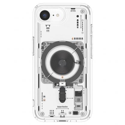 Spigen Ultra Hybrid MagSafe Neo One Case - хибриден кейс с висока степен на защита с MagSafe за iPhone 16e (прозрачен)  2