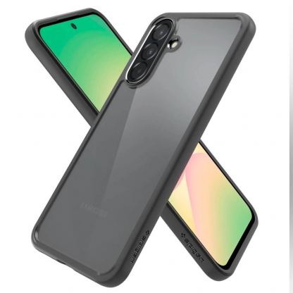 Spigen Ultra Hybrid Case - хибриден кейс с висока степен на защита за Samsung Galaxy A56 5G (черен-прозрачен) 8