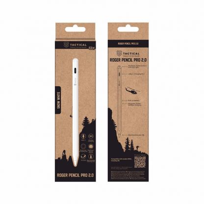 Tactical Roger Pencil Pro 2.0 - професионална писалка за iPad и таблети (бял)  4
