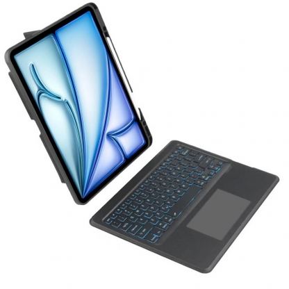 Tech-Protect SmartCase Mag Pen and Keyboard - кожен калъф с магнитно закрепяне и безжична блутут клавиатура за iPad Air 13 (2024) (черен) 4